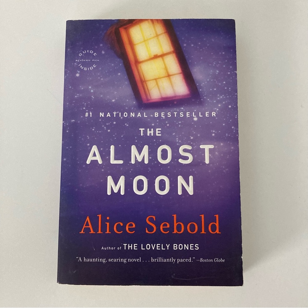 3/$20 The Almost Moon by Alice Sebold Paperback Book